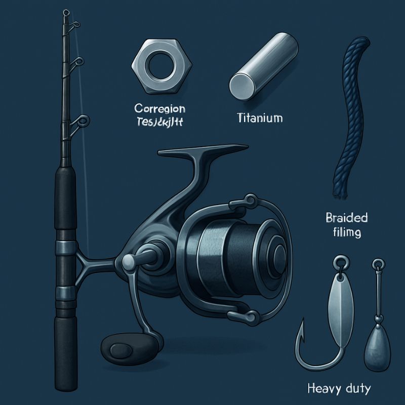 Characteristics of Saltwater Fishing Gear: Durability and Corrosion Resistance
