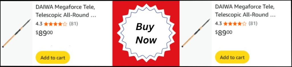 DAIWA Megaforce Tele, Telescopic All-Round Fishing Rod
