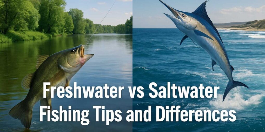 Freshwater vs Saltwater Fishing Tips and Differences