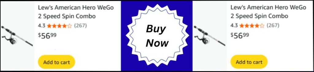 Lew's American Hero WeGo 2 Speed Spin Combo
