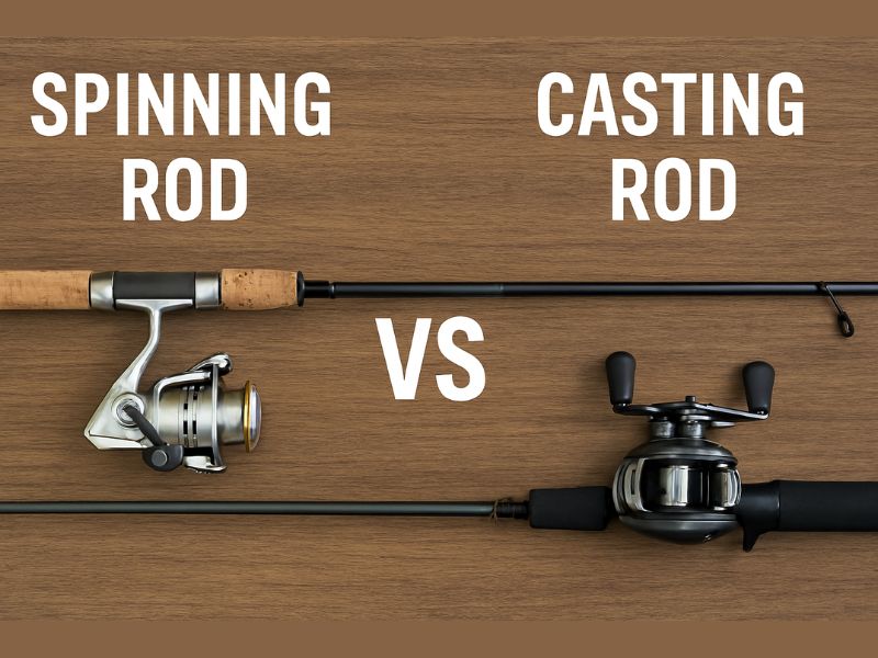 Spinning Rod vs Casting Rod