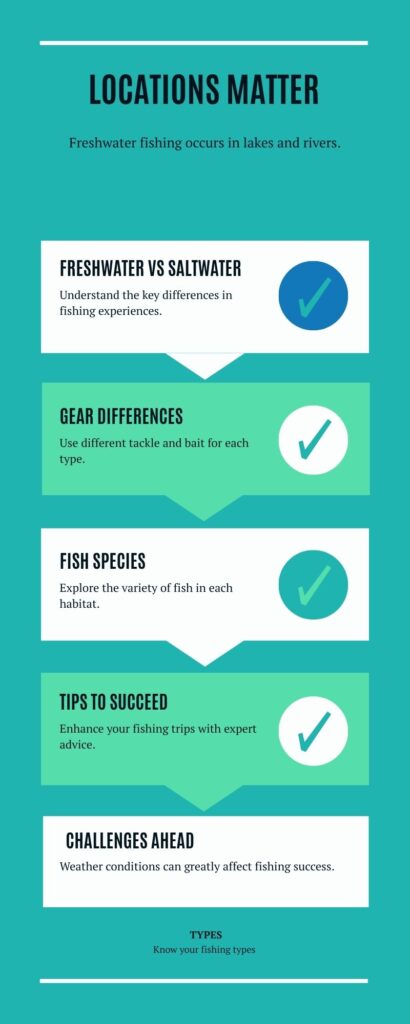 What is the Fundamental Difference Between Freshwater and Saltwater Fishing