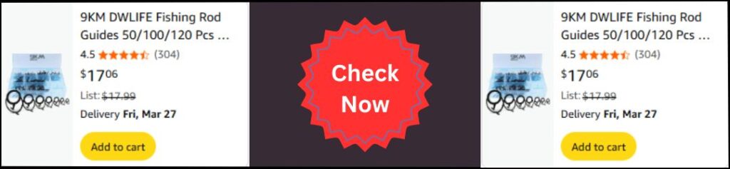 9KM DWLIFE Fishing Rod Guides