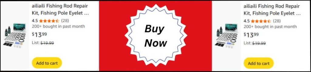 Fishing Rod Repair Kit, Fishing Pole Eyelet Repair