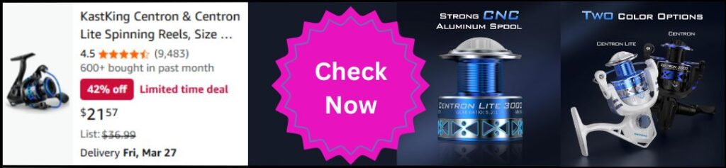 KastKing Centron & Centron Lite Spinning Reels