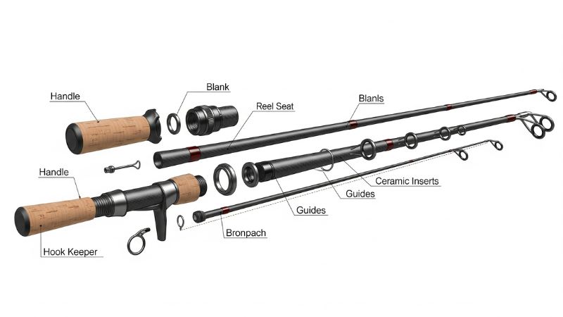 anatomy of a fishing rod