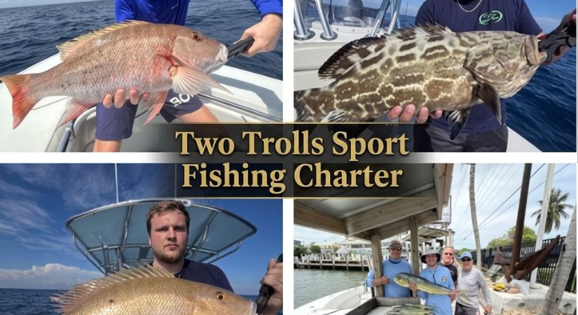 Two Trolls sport fishing charter